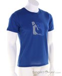 Löffler Merino-Tencel Print Herren Bikeshirt-Dunkel-Blau-56