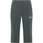 JACK WOLFSKIN Damen Hose HIKEOUT 3|4 PANTS W, Größe 38 in Grau