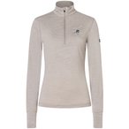 Super.Natural Tundra175 Zip 1/4 Bunny  Damen  Langarm Unterhemden beige Größe 