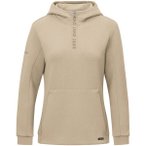 JAKO Damen Kapuzensweat Zip Hoodie Pro Casual, Größe 34 in Braun