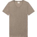 Engel  Herren  T-Shirts beige Größe L  Lifestyle  Hautfreundlich Merinowolle
