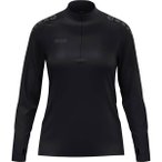 JAKO Damen Pullover Ziptop Light Flow Damen, Größe XL in Schwarz
