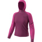 Dynafit Alpine Hooded Damen Laufshirt ( Pink 38 Größe,)