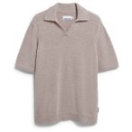 ARMEDANGELS - Boucle Knit - Polo-Shirt Gr S grau