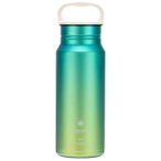 Snow Peak - Titanium Aurora Bottle 600 - Trinkflasche Gr 600 ml grün/türkis