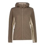 Campagnolo Damen Kapuzensweats lg.Arm Da WOMAN JACKET FIX HOOD, Größe 40 in Sc