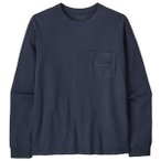 Patagonia - L/S MW '95 Oval Logo Pocket Tee - Longsleeve Gr XS blau