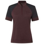 Vaude - Women's Altissimo Q-Zip Shirt - Radtrikot Gr 36 braun