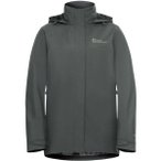 JACK WOLFSKIN Damen Funktionsjacke ROTWAND 3IN1 JKT W, Größe S in Grau