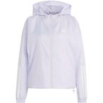 ADIDAS Damen Jacke Hyperglam 3-Streifen Windbreaker, Größe L in Pink