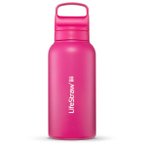 LifeStraw - Go Stainless Steel - Trinkflasche Gr 1 l rosa