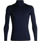 Icebreaker 200 Oasis Half Zip  Herren  Langarm Unterhemden blau Größe L   Haut