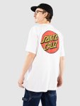Santa Cruz Classic Dot Chest T-Shirt white Gr. XL
