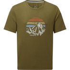 Sherpa Adventure Gear Bali Retro Sunset  Herren  T-Shirts gruen Größe XL Lifes