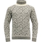 DEVOLD Herren Pullover SVALBARD SWEATER HIGH NECK, Größe S in Grau