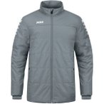 JAKO Kinder Jacke Coachjacke Team, Größe 128 in Grau