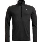 Ortovox Men's 185 Rock'n'Wool Zip Neck - Funktionsshirt XL black raven