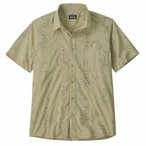 Patagonia Go To Shirt Kurzarmhemd, L, ocean blooms: weathered stone