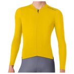 Castelli - Espresso 2 L/S Jersey - Radtrikot Gr L gelb