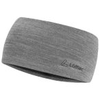 Löffler - Merino Wool Headband Wide - Stirnband Gr One Size grau