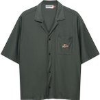 Café Du Cycliste Gladys Hemd Unisex ( Oliv L)