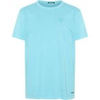 CHIEMSEE T-Shirt mit dezentem Jumper-Motiv, Größe S in Blau