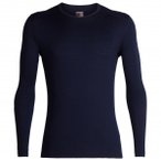 Icebreaker - 200 Oasis L/S Crewe - Merinounterwäsche Gr L blau