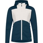 Vaude Monviso  Grid Fleece  Damen  Fleecejacke blau Größe XS Trekking  Elastis