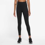 NIKE Damen Tight W NK ONE DF HR 7/8 TIGHT, Größe XS in Schwarz