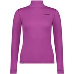 Mons Royale Cascade Merino Mock Neck  Damen  Langarm Unterhemden lila Größe XS