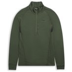 Bergans Inner:Pure Merino Half Zip  Herren  Langarm Unterhemden oliv Größe XL 