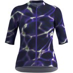 Odlo Zeroweight Pro Print Radtrikot Damen  Radtrikots lila Größe XS Mountainbi