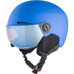 ALPINA Kinder Helm ZUPO VISOR, Größe 51 in Blau