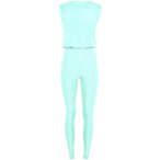 WINSHAPE Damen Functional Comfort Jumpsuit JS102LSC, Größe XS in Blau