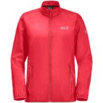 JACK WOLFSKIN Damen Funktionsjacke PACK & GO WINDSHELL W, Größe S in Rot