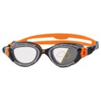 Zoggs - Predator Flex Reactor - Schwimmbrille Gr Small grau/orange