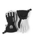 Hestra - Lederskihandschuhe - Glove Army Leather Heli Ski Jr. Black  aus Leder -