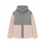 Mazine - Women's Fabric Blocking Jacket - Winterjacke Gr L grau/beige