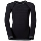 Odlo Crew Neck Evolution Warm  Kinder  Langarm Unterhemden schwarz Größe 116  