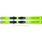 FISCHER Kinder Racing Ski RC4 RACE JR (100-120) JRS + FS 4 CA, Größe 120 in Gr