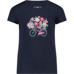 CMP Print  Kinder  T-Shirts blau Größe 152 Trekking  Elastisch