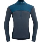 Devold Lauparen Merino 190 Zip Neck  Herren  Longsleeves blau Größe M Camping 