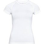 ODLO Damen Unterhemd BL TOP Crew neck s/s PERFORMAN, Größe XS in Weiß