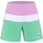 CHIEMSEE Badehose mit Blockstreifen, Größe 122/128 in Lila