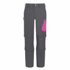 Trollkids Kinder Preikestolen Double Zip-Off-Hose ( Anthrazit 116)