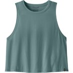 Patagonia Cap Cool Trail Cropped Top Damen  Tanktops gruen Größe L Trekking  H