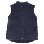 maximo - Kid's Jersey Fleece Weste - Freizeitweste Gr 86/92 blau