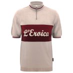 Santini - Eroica Vino Wool Jersey - Radtrikot Gr L rosa