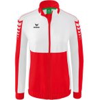 ERIMA Damen Six Wings Präsentationsjacke, Größe 38 in Rot