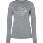 Super.Natural Mountain Girl  Damen  Longsleeves Merino grau Größe L Trekking  